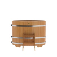 Купель овальная из лиственницы 0,69х1,31 Купель овальная из лиственницы 0,69х1,31