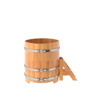 Купель овальная из сращенных ламелей лиственницы 0,95х1,60 Купель овальная из сращенных ламелей лиственницы 0,95х1,60