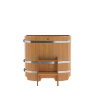 Купель овальная из лиственницы 0,59х1,06 Купель овальная из лиственницы 0,59х1,06