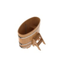 Купель овальная из лиственницы 0,69х1,31 Купель овальная из лиственницы 0,69х1,31